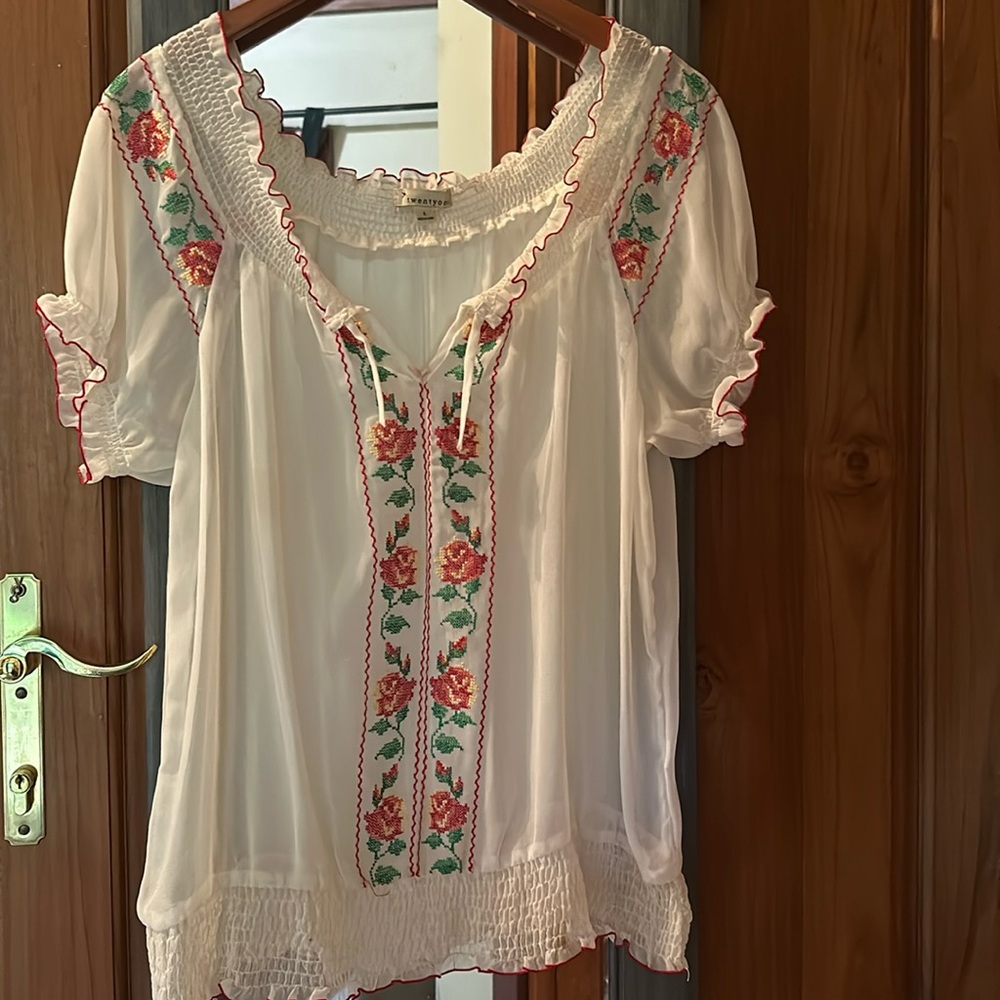 Vintage Embroidered Blouse